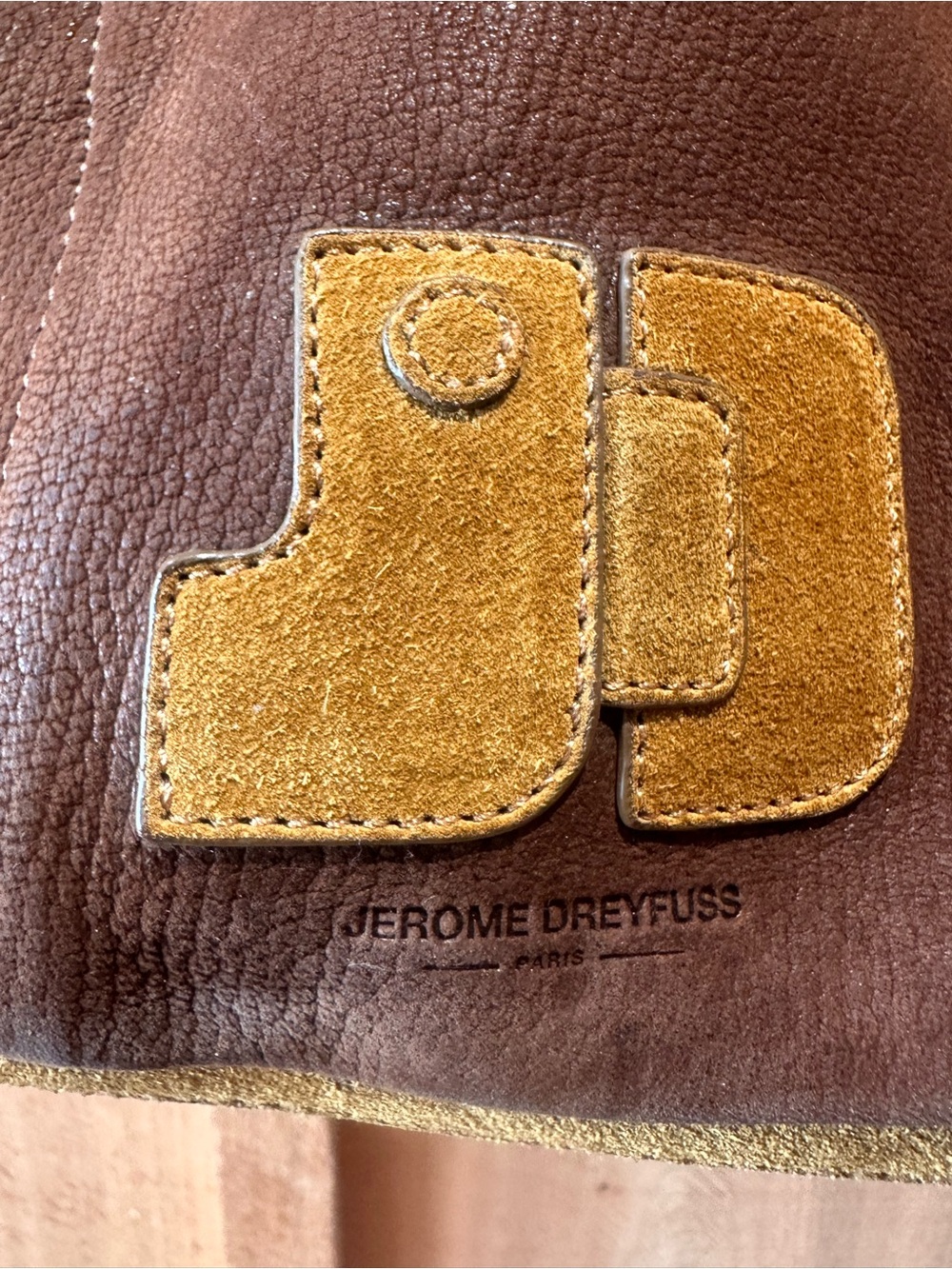 Jerome Dreyfuss Raoul Brown Suede Satchel - Picture 5 of 13